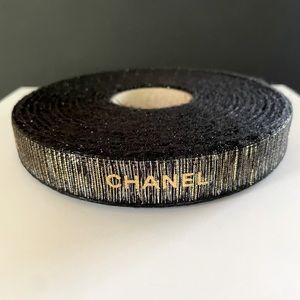 Black and Gold Chanel Ribbon